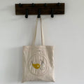 Women's Embroidered Cotton Linen Tote Bag